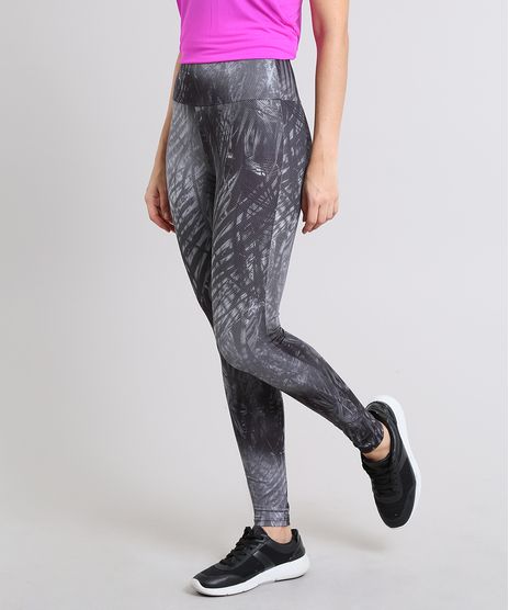 Calca-Legging-Feminina-Esportiva-Ace-Estampada-de-Folhagem-Preta-9542507-Preto_1